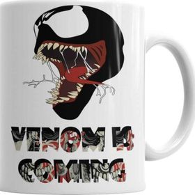 Baskı Dükkanı KB4348 Venom Is Coming Porselen Kupa Bardak