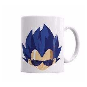 Baskı Dükkanı KB4352 Vegeta De Oculos Porselen Kupa Bardak