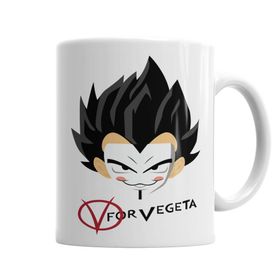 Baskı Dükkanı KB4360 V For Vegeta Porselen Kupa Bardak