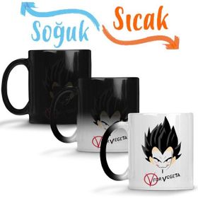Baskı Dükkanı KB4360 V For Vegeta Porselen Kupa Bardak