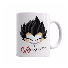 Baskı Dükkanı KB4360 V For Vegeta Porselen Kupa Bardak