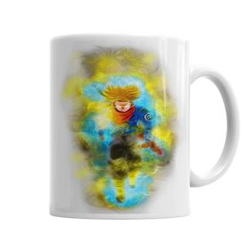 Baskı Dükkanı KB4374 Trunks Super Sayajin Rage Porselen Kupa Bardak