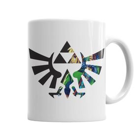 Baskı Dükkanı KB4376 Triforce Zelda Porselen Kupa Bardak