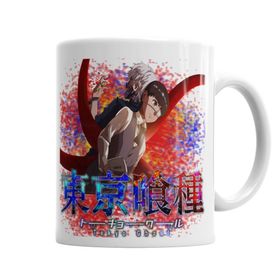 Baskı Dükkanı KB4392 Tohyo Ghoul Anime Ken Kaneki Porselen Kupa Bardak