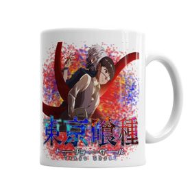 Baskı Dükkanı KB4392 Tohyo Ghoul Anime Ken Kaneki Porselen Kupa Bardak