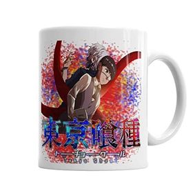 Baskı Dükkanı KB4392 Tohyo Ghoul Anime Ken Kaneki Porselen Kupa Bardak