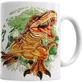Baskı Dükkanı KB4394 Tiranossaurus Rex T Rex Porselen Kupa Bardak