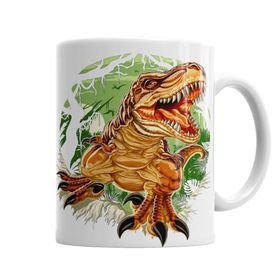 Baskı Dükkanı KB4394 Tiranossaurus Rex T Rex Porselen Kupa Bardak