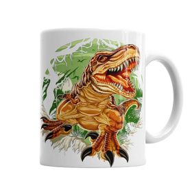 Baskı Dükkanı KB4394 Tiranossaurus Rex T Rex Porselen Kupa Bardak