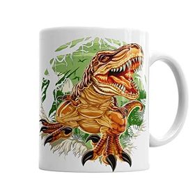 Baskı Dükkanı KB4394 Tiranossaurus Rex T Rex Porselen Kupa Bardak