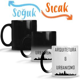 Baskı Dükkanı KB4401 Arquitetura Porselen Kupa Bardak