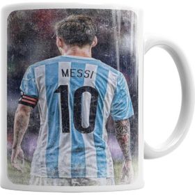 Baskı Dükkanı KB4407 Argentina De Messi Porselen Kupa Bardak