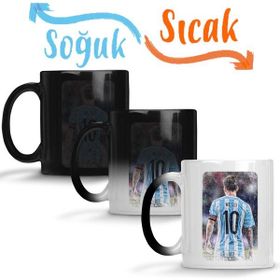 Baskı Dükkanı KB4407 Argentina De Messi Porselen Kupa Bardak