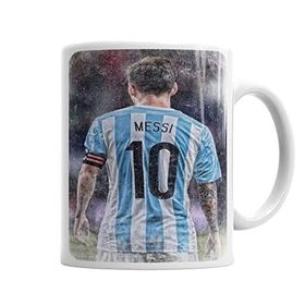 Baskı Dükkanı KB4407 Argentina De Messi Porselen Kupa Bardak