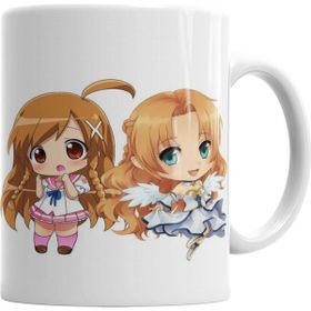 Baskı Dükkanı KB4422 Anime Chibi Porselen Kupa Bardak