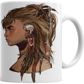 Baskı Dükkanı KB4443 Aloy Side Horizon Zero Dawn Porselen Kupa Bardak