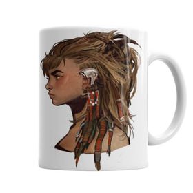 Baskı Dükkanı KB4443 Aloy Side Horizon Zero Dawn Porselen Kupa Bardak