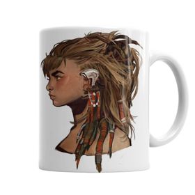 Baskı Dükkanı KB4443 Aloy Side Horizon Zero Dawn Porselen Kupa Bardak