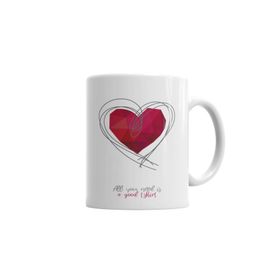 Baskı Dükkanı KB4450 All You Need Porselen Kupa Bardak