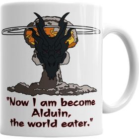 Baskı Dükkanı KB4455 Alduin The World Eater Porselen Kupa Bardak