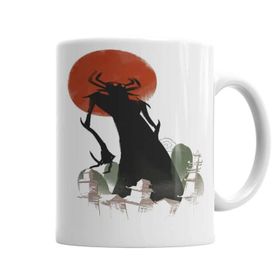 Baskı Dükkanı KB4461 Aku Samurai Jack Porselen Kupa Bardak
