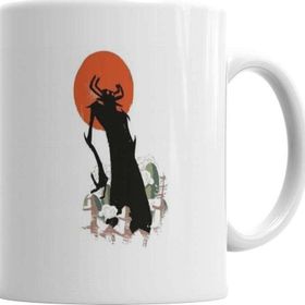 Baskı Dükkanı KB4461 Aku Samurai Jack Porselen Kupa Bardak