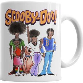 Baskı Dükkanı KB4469 Afro Scooby Exclusıva Do Canario Bastardo Porselen Kupa Bardak