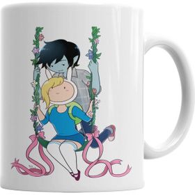 Baskı Dükkanı KB4471 Adventure Time Inverse Porselen Kupa Bardak