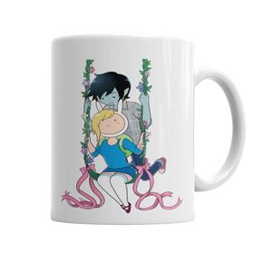 Baskı Dükkanı KB4471 Adventure Time Inverse Porselen Kupa Bardak