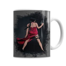 Baskı Dükkanı KB4476 Ada Wong Resident Evil Onesie Porselen Kupa Bardak