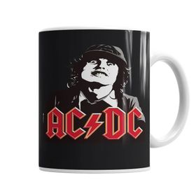 Baskı Dükkanı KB4478 Ac Dc Angus Young Porselen Kupa Bardak