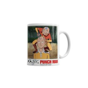 Baskı Dükkanı KB4483 Aang Punch Man Porselen Kupa Bardak