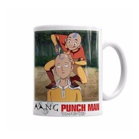 Baskı Dükkanı KB4483 Aang Punch Man Porselen Kupa Bardak