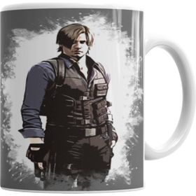 Baskı Dükkanı KB4484 A Tribute To Leon Kennedy Onesie Porselen Kupa Bardak