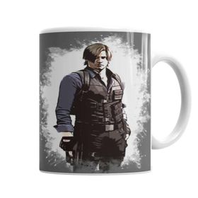 Baskı Dükkanı KB4484 A Tribute To Leon Kennedy Onesie Porselen Kupa Bardak