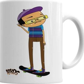 Baskı Dükkanı KB4510 Bekos Artes Sk8 Porselen Kupa Bardak