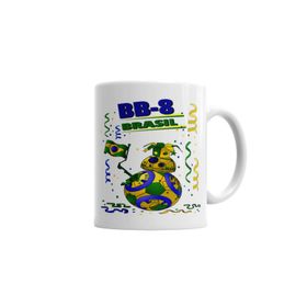 Baskı Dükkanı KB4529 Bb-8 Brasil Star Wars Porselen Kupa Bardak
