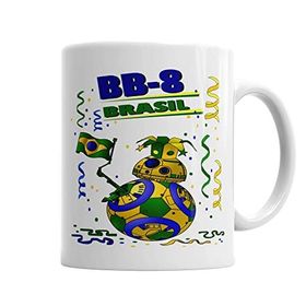 Baskı Dükkanı KB4529 Bb-8 Brasil Star Wars Porselen Kupa Bardak