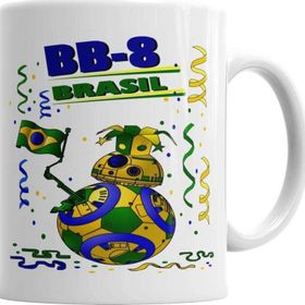 Baskı Dükkanı KB4529 Bb-8 Brasil Star Wars Porselen Kupa Bardak