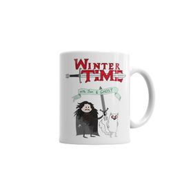 Baskı Dükkanı KB454 Game Of Thrones Adventure Time Porselen Kupa Bardak