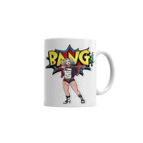 Baskı Dükkanı KB4548 Bang Arlequina Porselen Kupa Bardak