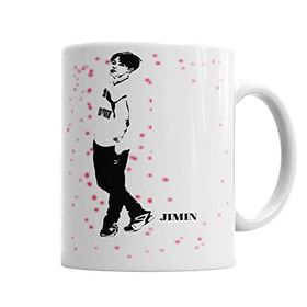 Baskı Dükkanı KB4550 Bagtan Boys Army Jimin Porselen Kupa Bardak