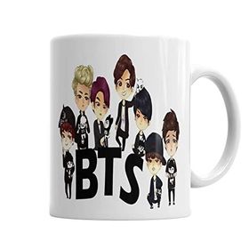 Baskı Dükkanı KB4553 Babylook Kpop Bangtan Boys Bts Team Integrantes Kupa Bardak