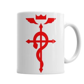 Baskı Dükkanı KB456 Full Metal Alchemist Flamel Sembol Porselen Kupa Bardak