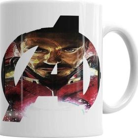 Baskı Dükkanı KB4562 Avengers Homem Porselen Kupa Bardak