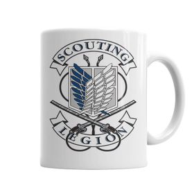 Baskı Dükkanı KB4568 Attck On Titan Scoutıng Porselen Kupa Bardak
