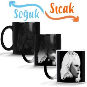 Baskı Dükkanı KB4575 Atomic Blonde Porselen Kupa Bardak