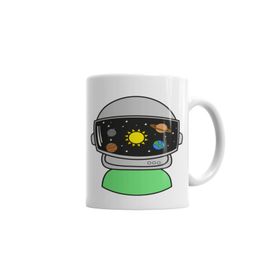 Baskı Dükkanı KB4579 Astronauta Asronot Porselen Kupa Bardak