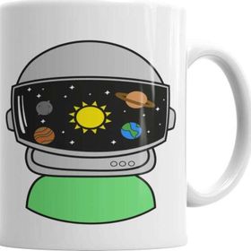 Baskı Dükkanı KB4579 Astronauta Asronot Porselen Kupa Bardak