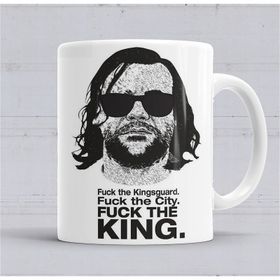 Baskı Dükkanı KB458 Fuuck The King Porselen Kupa Bardak